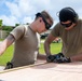 Yokota’s CFM Airmen prepare for bundle building during Operation Christmas Drop 2022