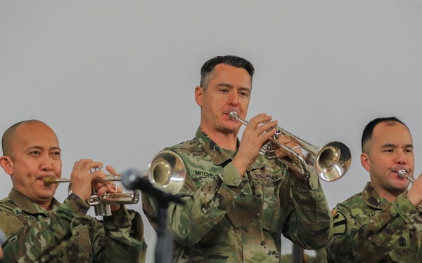 1st Infantry Division Band Brings Christmas Joy to Latvia