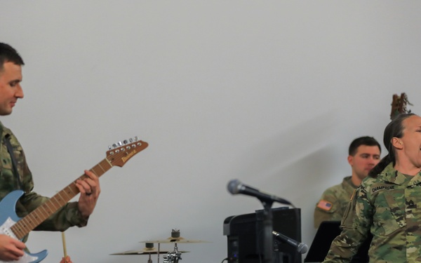 1st Infantry Division Band Brings Christmas Joy to Latvia