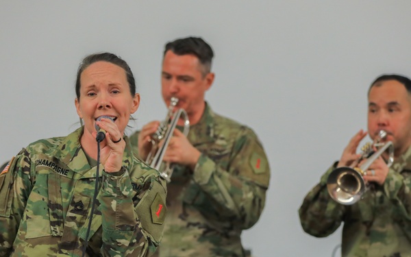 1st Infantry Division Band Brings Christmas Joy to Latvia
