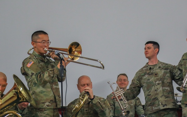 1st Infantry Division Band Brings Christmas Joy to Latvia