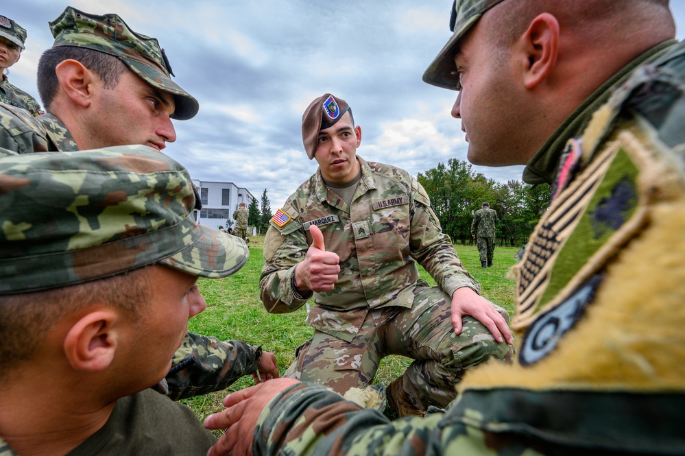 NJNG Combat Medics train with Albanian Armed Forces