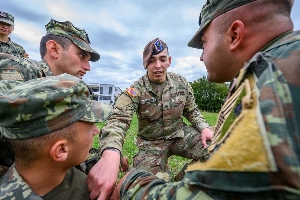 NJNG Combat Medics train with Albanian Armed Forces