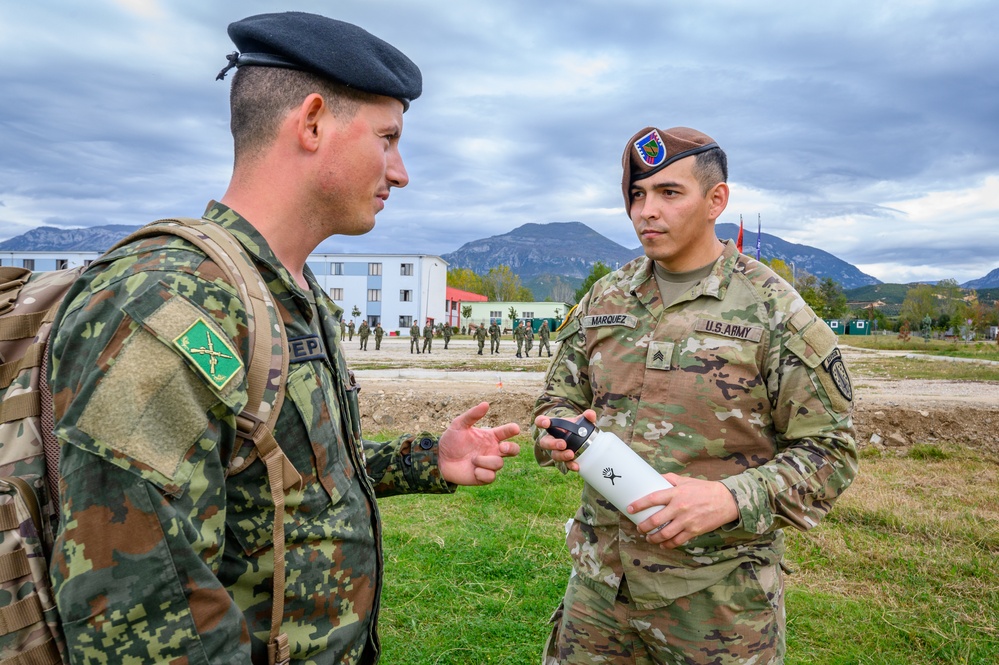 NJNG Combat Medics train with Albanian Armed Forces