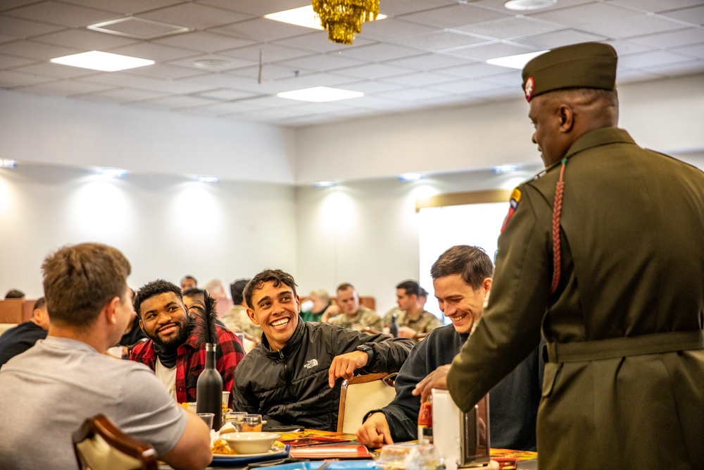 82nd Airborne Division Thanksgiving DFAC Competition