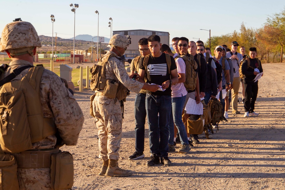 U.S. Marines conduct a noncombatant evacuation operation training exercise