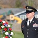Command Sgt. Maj. Scott Hinton holds steadfast during ceremony