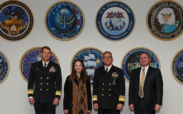 DNI HAINES VISITS ONI FOR STRATEGIC BRIEFINGS