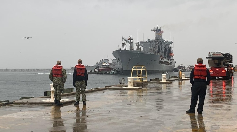 MSC Fleet Replenishment Oiler Returns to Norfolk from Sixth Fleet