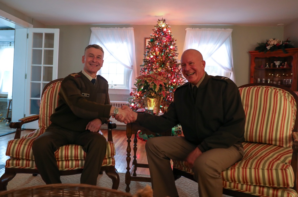 Pa. National Guard leadership welcomes Lithuania’s chief of defense