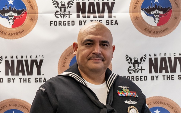Brownsville Native Reenlists in the United States Navy