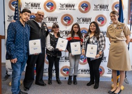Brownsville Native Reenlists in the United States Navy