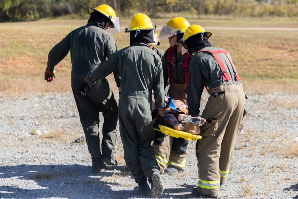 MWSS-273 Firefighters train