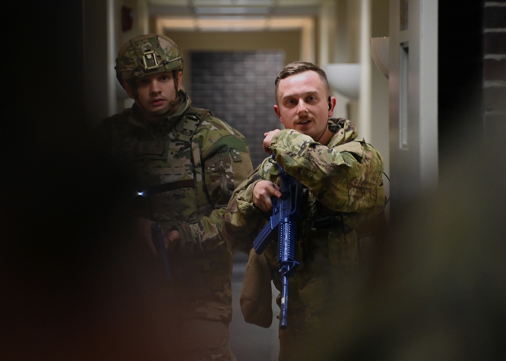 Active Shooter base exercise prepares Airmen for emergencies