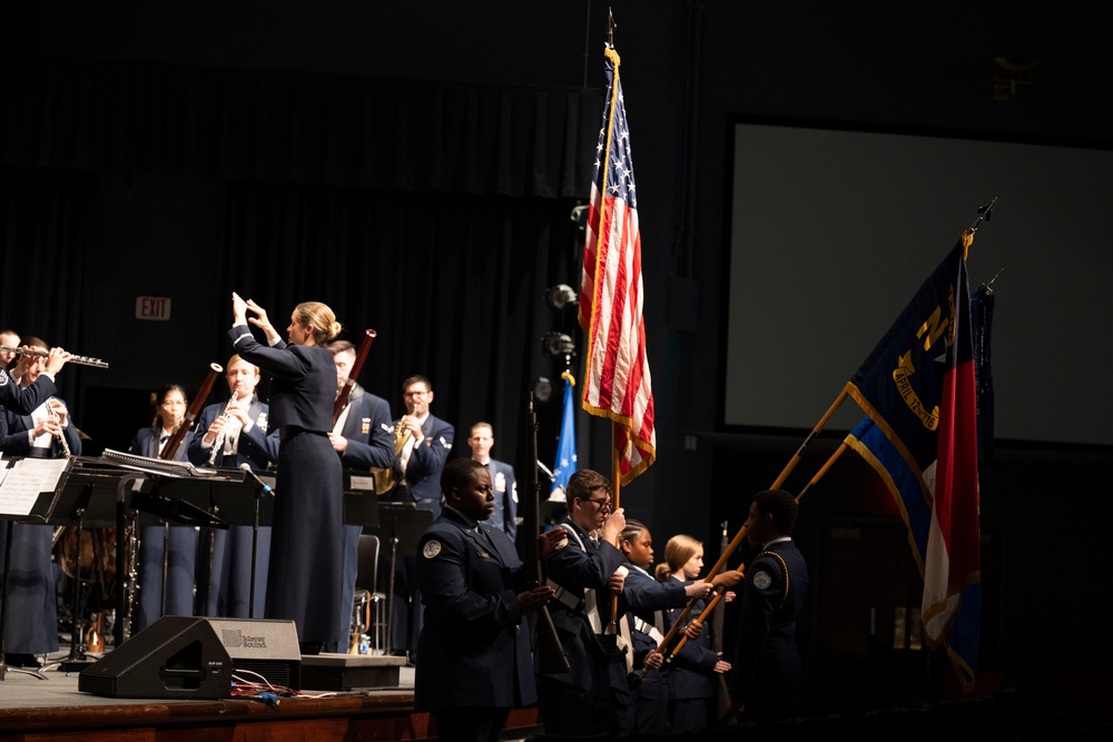 Air Force Heritage of America Band performs for Veteran’s Day in a local community