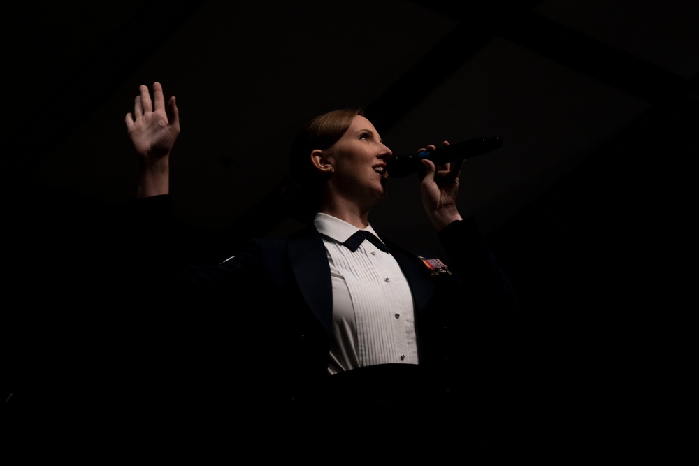 Air Force Heritage of America Band performs for Veteran’s Day in a local community