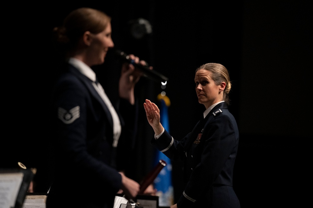 Air Force Heritage of America Band performs for Veteran’s Day in a local community