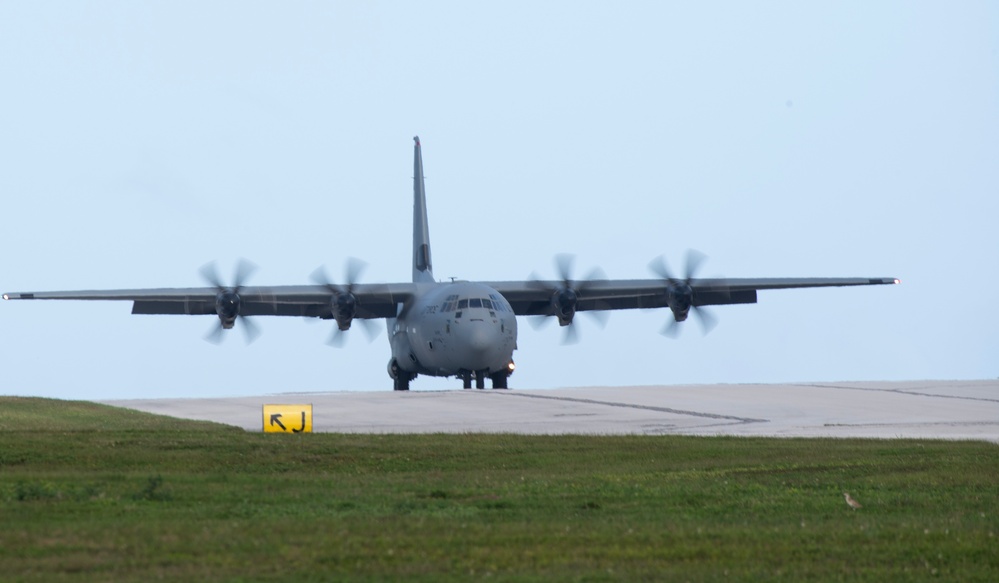 Yokota’s C-130Js arrive at Andersen AFB