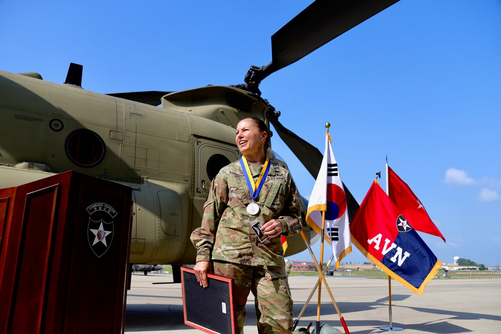 Brig. Gen. Lori Robinson Receives Order of St. Michael Silver Award