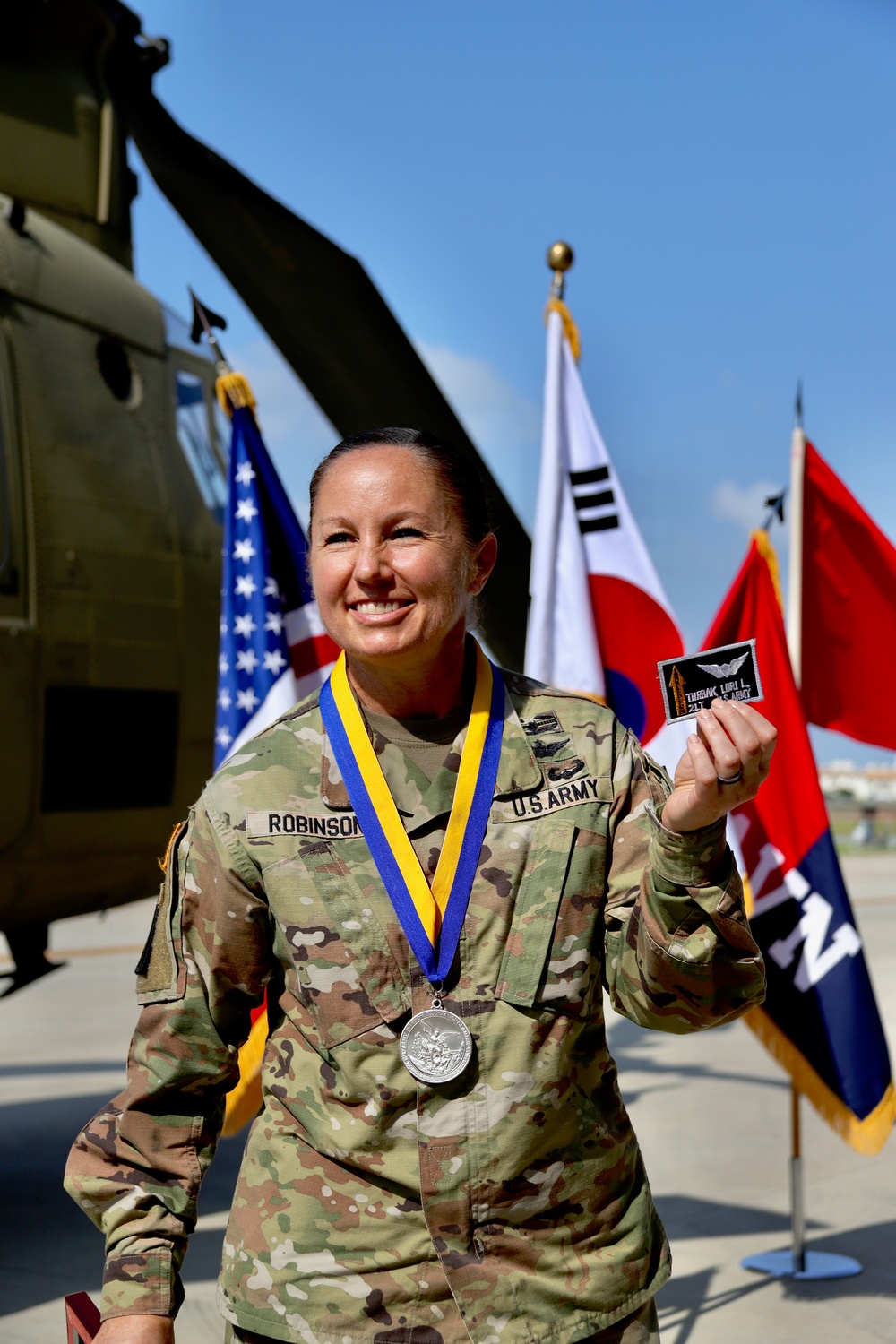 Brig. Gen. Lori Robinson Receives Order of St. Michael Silver Award