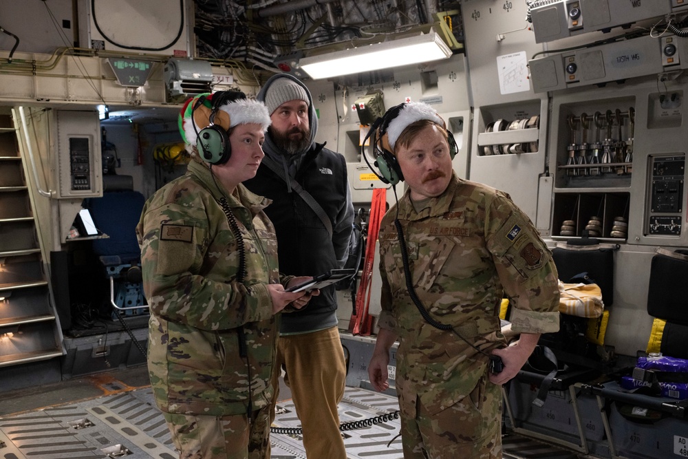 Alaska Air National Guard's 176th Wing provides an upgraded sleigh during Operation Santa Claus