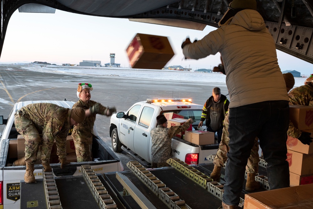 Alaska Air National Guard's 176th Wing provides an upgraded sleigh during Operation Santa Claus