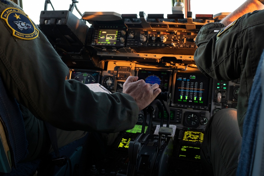 Alaska Air National Guard's 176th Wing provides an upgraded sleigh during Operation Santa Claus