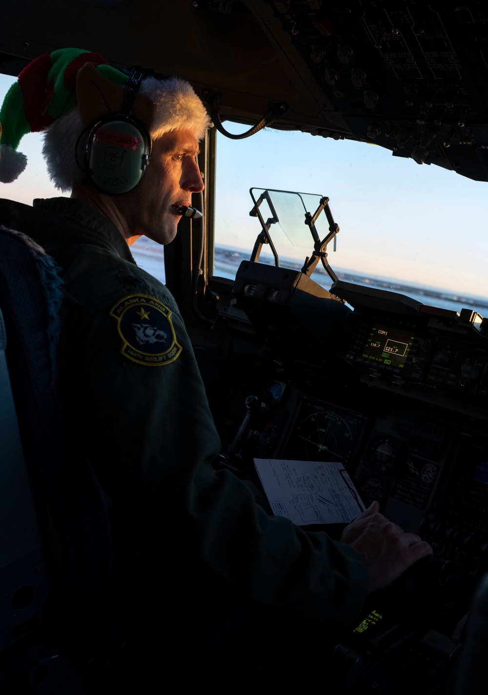 Alaska Air National Guard's 176th Wing provides an upgraded sleigh during Operation Santa Claus