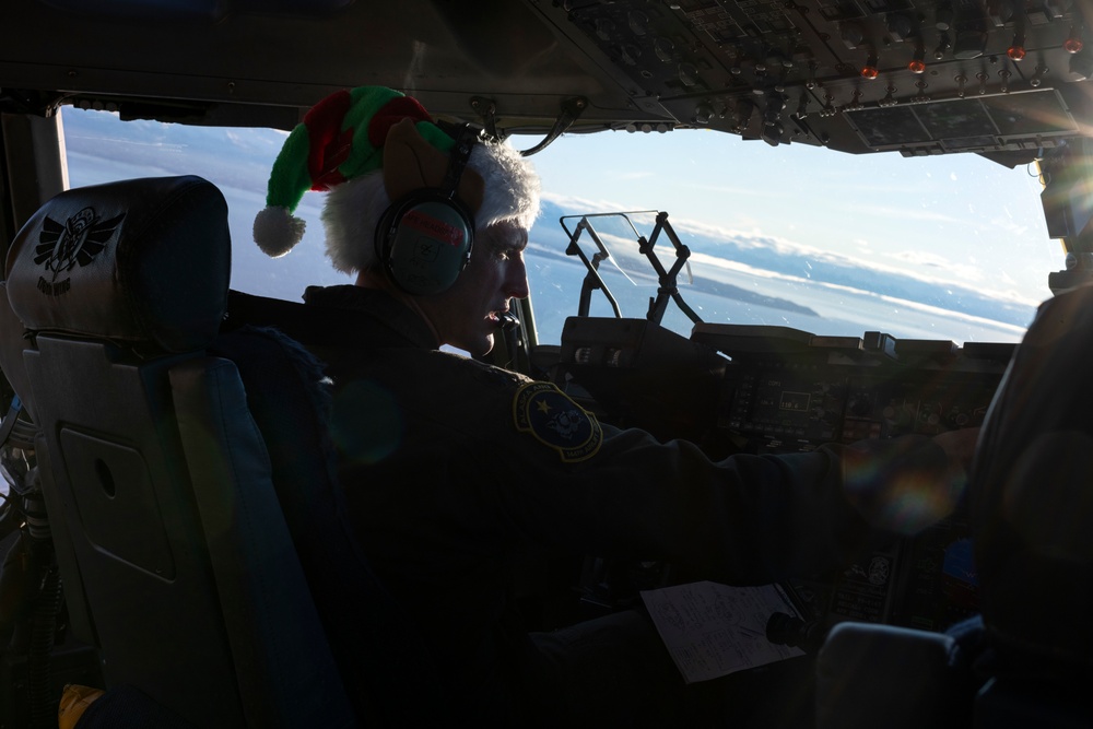 Alaska Air National Guard's 176th Wing provides an upgraded sleigh during Operation Santa Claus