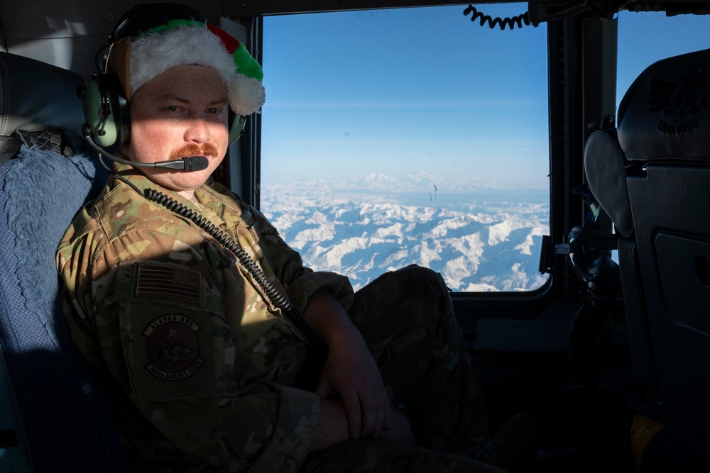 Alaska Air National Guard's 176th Wing provides an upgraded sleigh during Operation Santa Claus