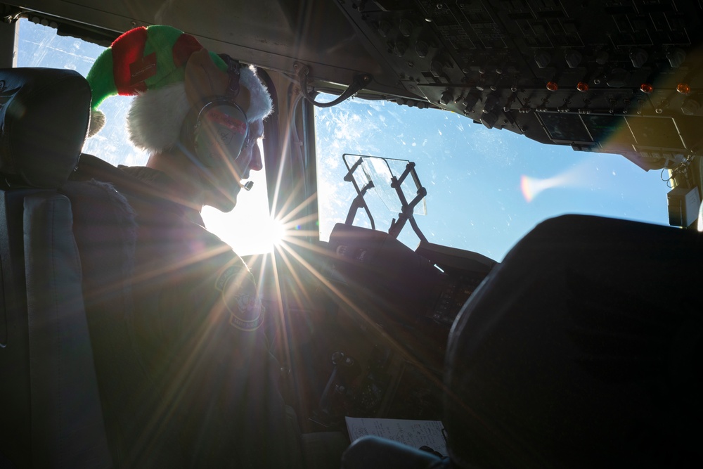Alaska Air National Guard's 176th Wing provides an upgraded sleigh during Operation Santa Claus