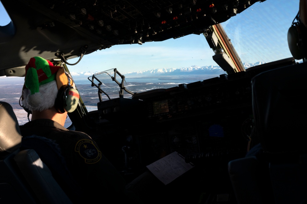 Alaska Air National Guard's 176th Wing provides an upgraded sleigh during Operation Santa Claus
