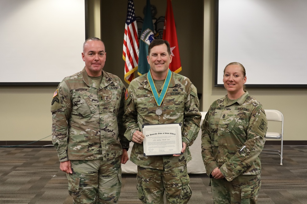 Lt. Col. Brett Lea is Inducted into the Honorable Order of Saint Gabriel