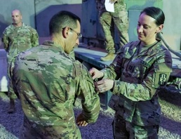 Task Force MED 374 Earns Combat Patch
