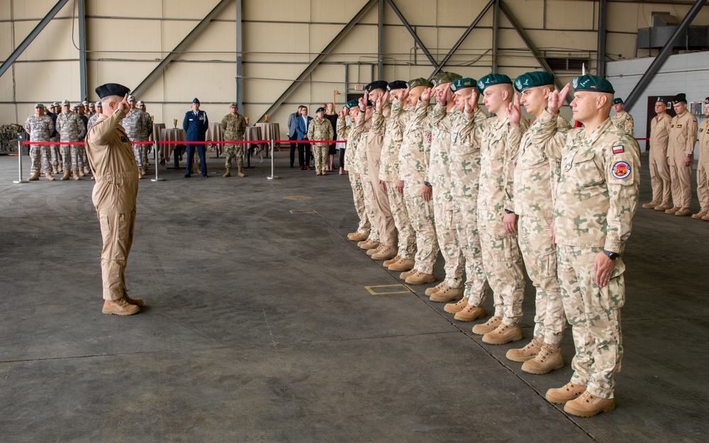 Incirlik Air Base welcomes incoming commander of Polish Military Contingent