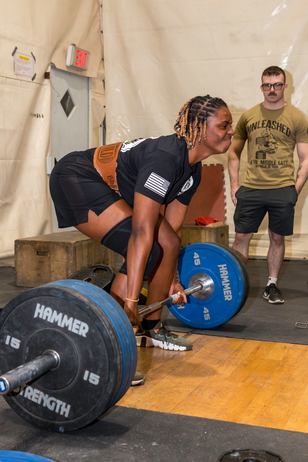 500lbs/1000lbs Club Competition in Baghdad, Iraq