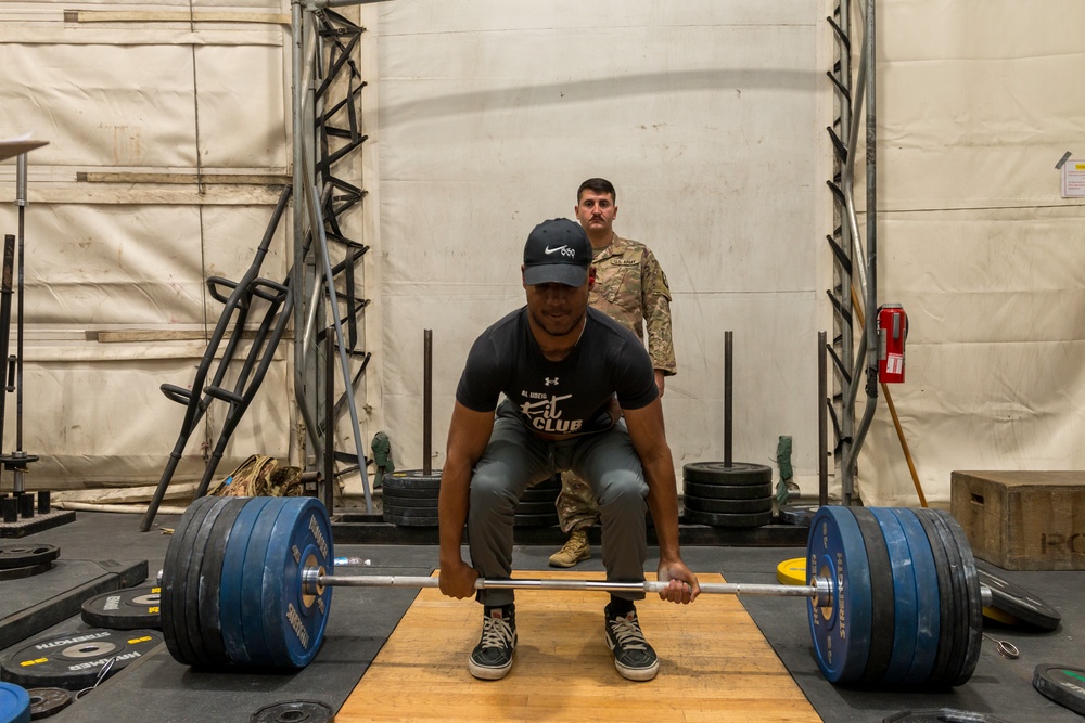 500lbs/1000lbs Club Competition in Baghdad, Iraq