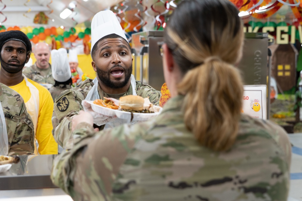 Thanksgiving Day at Camp Arifjan Zone 6 Dining Facility