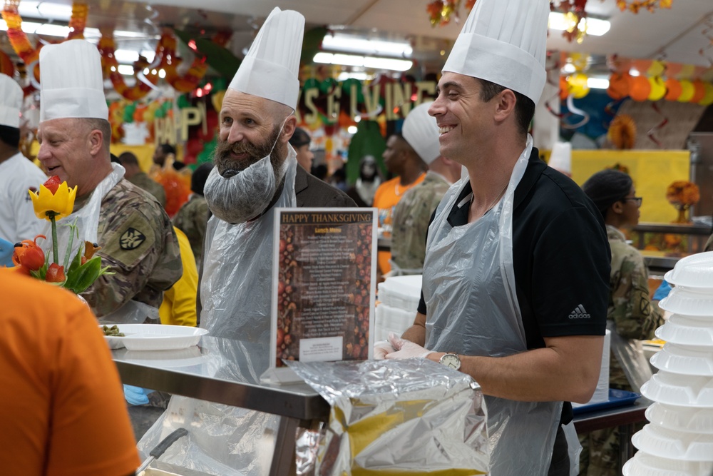 Thanksgiving Day at Camp Arifjan Zone 6 Dining Facility