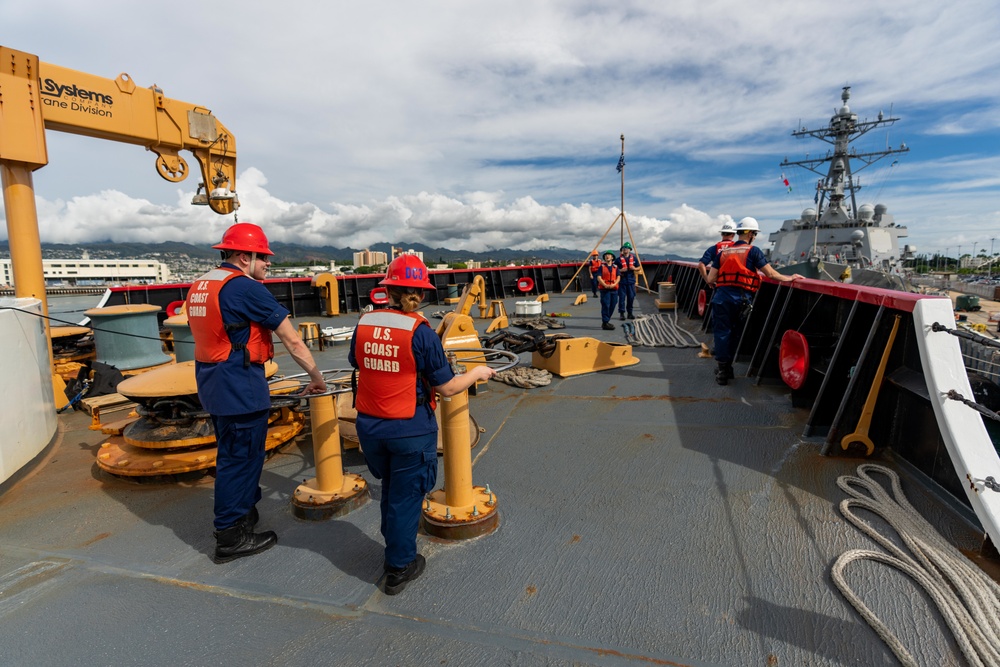 Coast Guard Cutter Polar Star departs Pearl Harbor