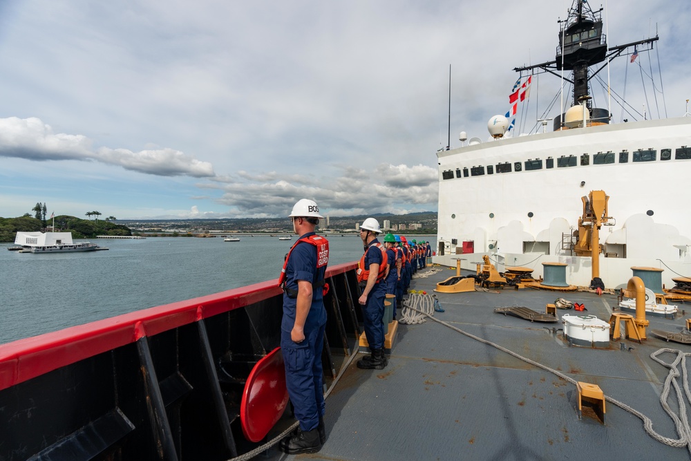 Coast Guard Cutter Polar Star departs Pearl Harbor