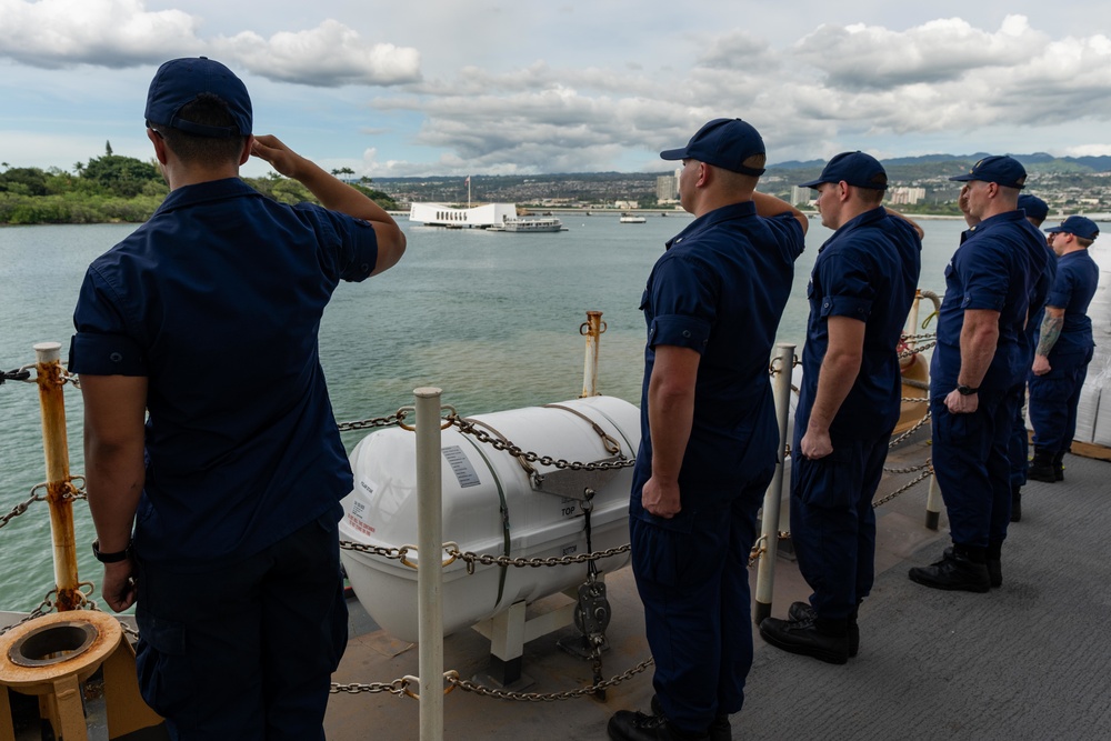 Coast Guard Cutter Polar Star departs Pearl Harbor