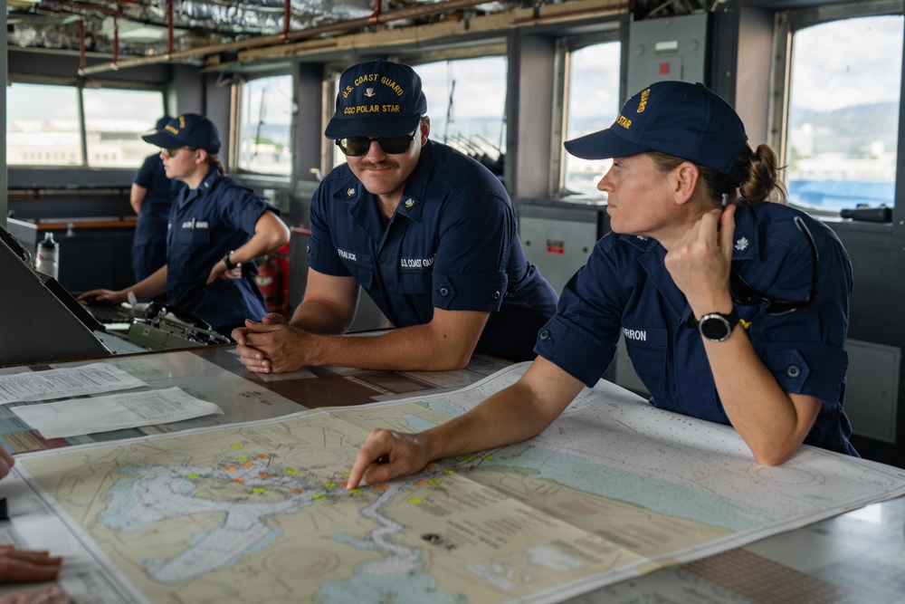 Coast Guard Cutter Polar Star departs Pearl Harbor