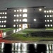 New barracks at night at Fort McCoy