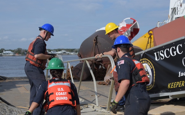 Photo of Maria Bray Crew Members Prior to Getting Underway