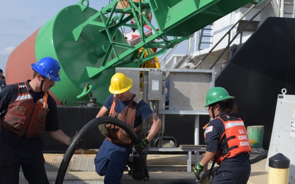 Photo of Maria Bray Crew Members Prior to Getting Underway