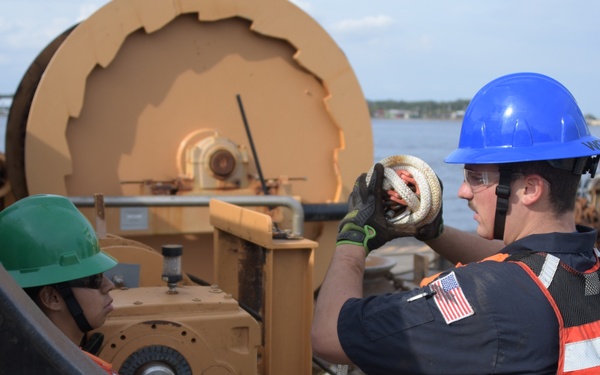 Photo of Maria Bray Crew Members Prior to Getting Underway