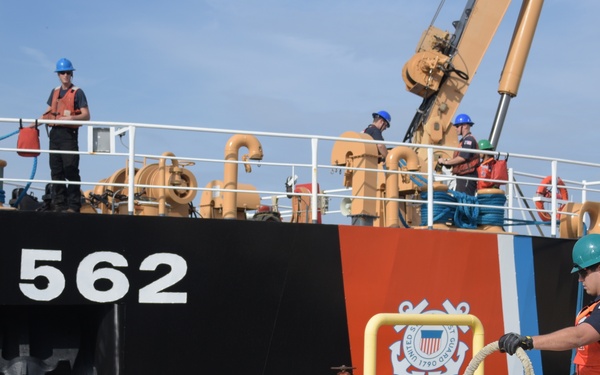 Photo of Maria Bray Crew Members Prior to Getting Underway