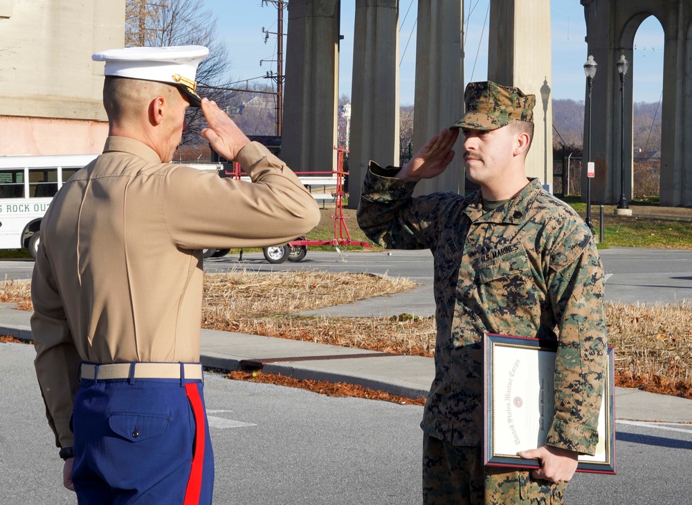 Pennsylvania Marine recruiter promoted, takes new responsibilities