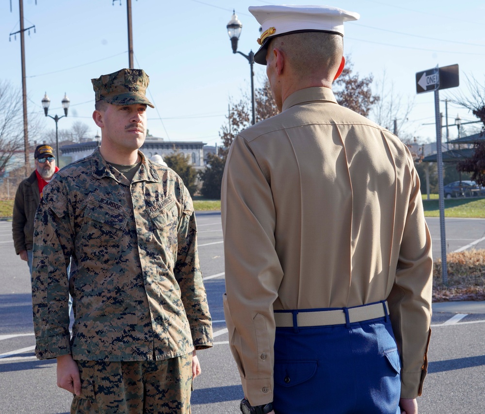 Pennsylvania Marine recruiter promoted, takes new responsibilities